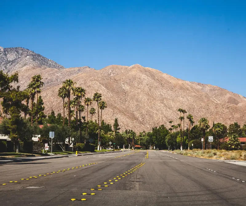 Palm Springs California mountains - arcade game repair service area