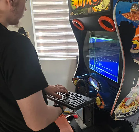 Video game cabinet wiring and board repair