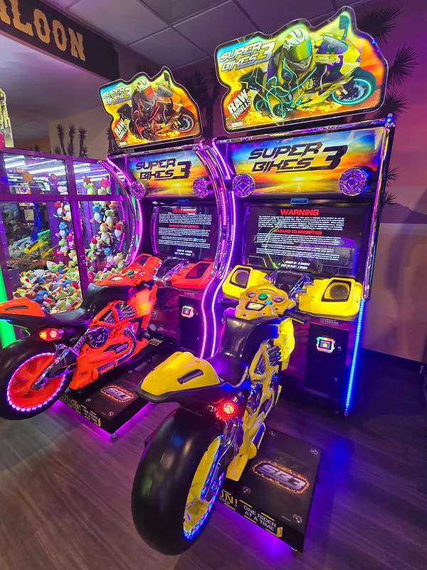 Multi-game arcade setup installed at a Palm Desert entertainment center